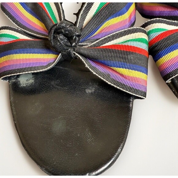 Isaac Colorful Kitten Heel Designer Isaac Mizrahi Italian Women's Size 8 - Picture 2 of 5